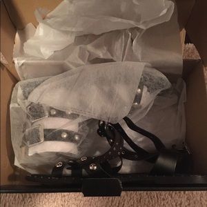 Fashion Nova Check Yourself Flat Sandal